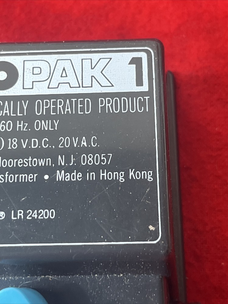 Vintage Tyco HO Scale Power Pak 1 Hobby Transformer Model 895