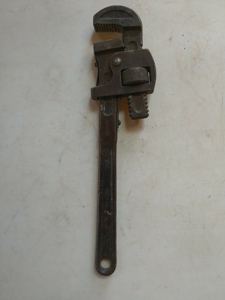 Vintage 14-in JP Danielson Co. Adj. Pipe Monkey Wrench