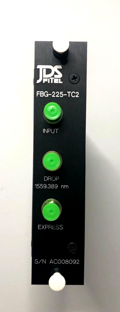 JDS Fitel FBG-225-TC2 Single channel fixed drop module, 50GHz