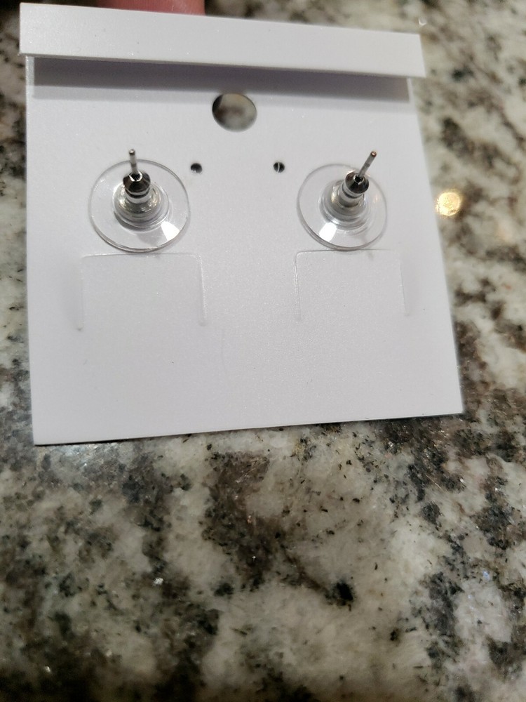 Stud Earrings Swarovski Elements Crystal CLEAR with Rhinestones NEW