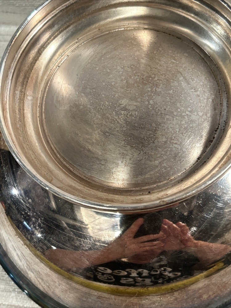 Classic Vintage Gorham 9" Footed Silver Plate Bowl (EP YC781) Engraved