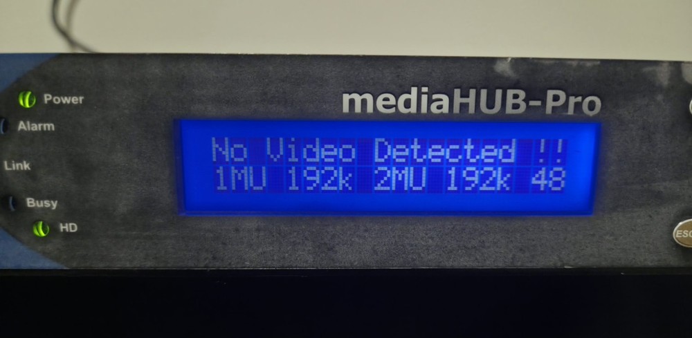 Adtec Digital MediaHUB-HD Pro MPEG-2/4 Broadcast Encoder Decoder, Untested