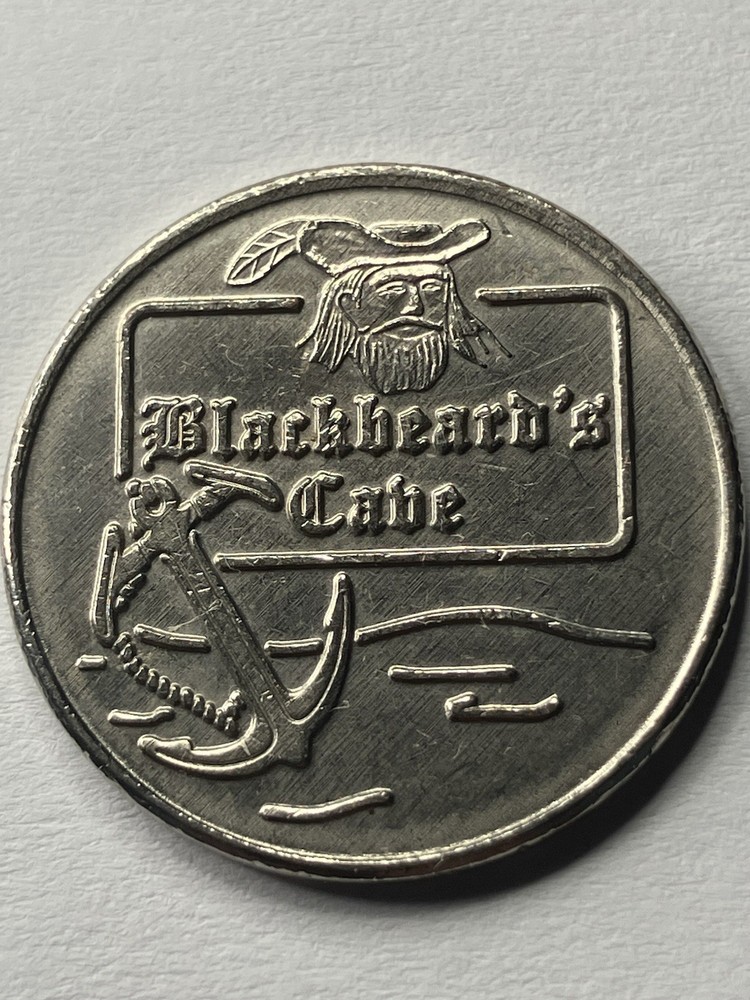 RARE Blackbeard’s Cabe Arcade Token Defunct #uf3