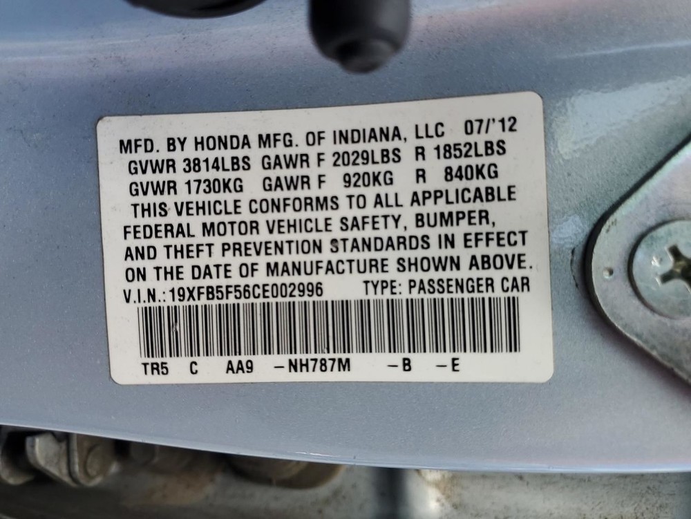 UPPER DISPLAY SCREEN OEM 2012 HONDA CIVIC 1YR WRNTY