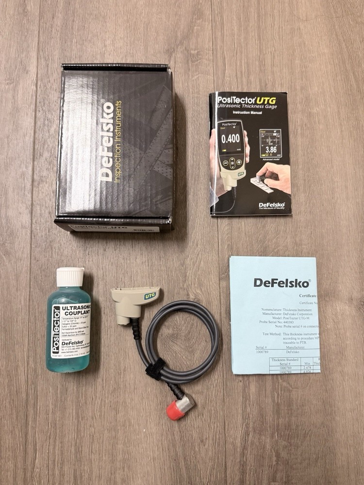 New DeFelsko Positector UTG M Multiple Echo Ultrasonic Thickness Gage Thru-Paint