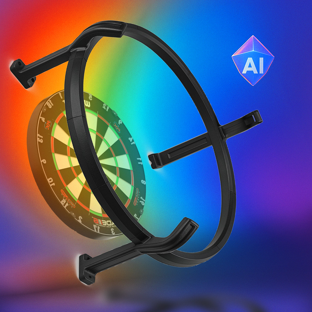 AutoDarts Ring with Cameras | Optional LED Lights and Computer