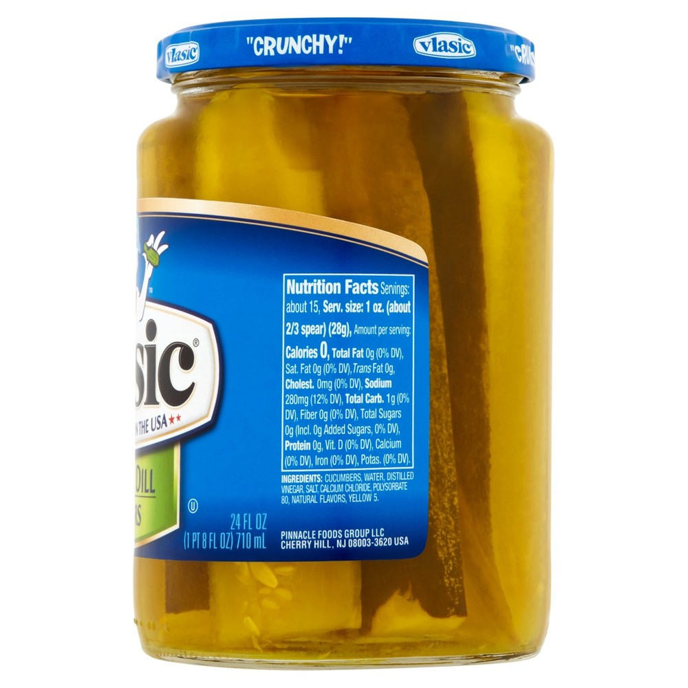 Vlasic Pickle Spears Polish Dill 24 oz