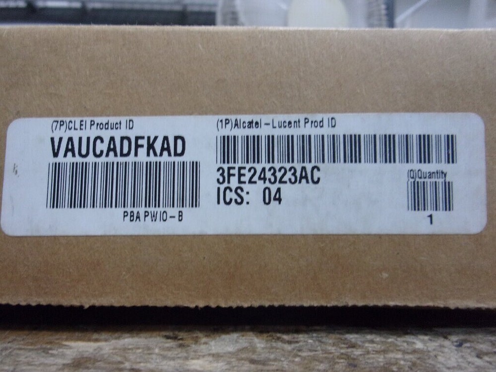 NEW OPEN BOX Alcatel-Lucent VAUCADFKAD 3FE24323AC Frontal Compute Module