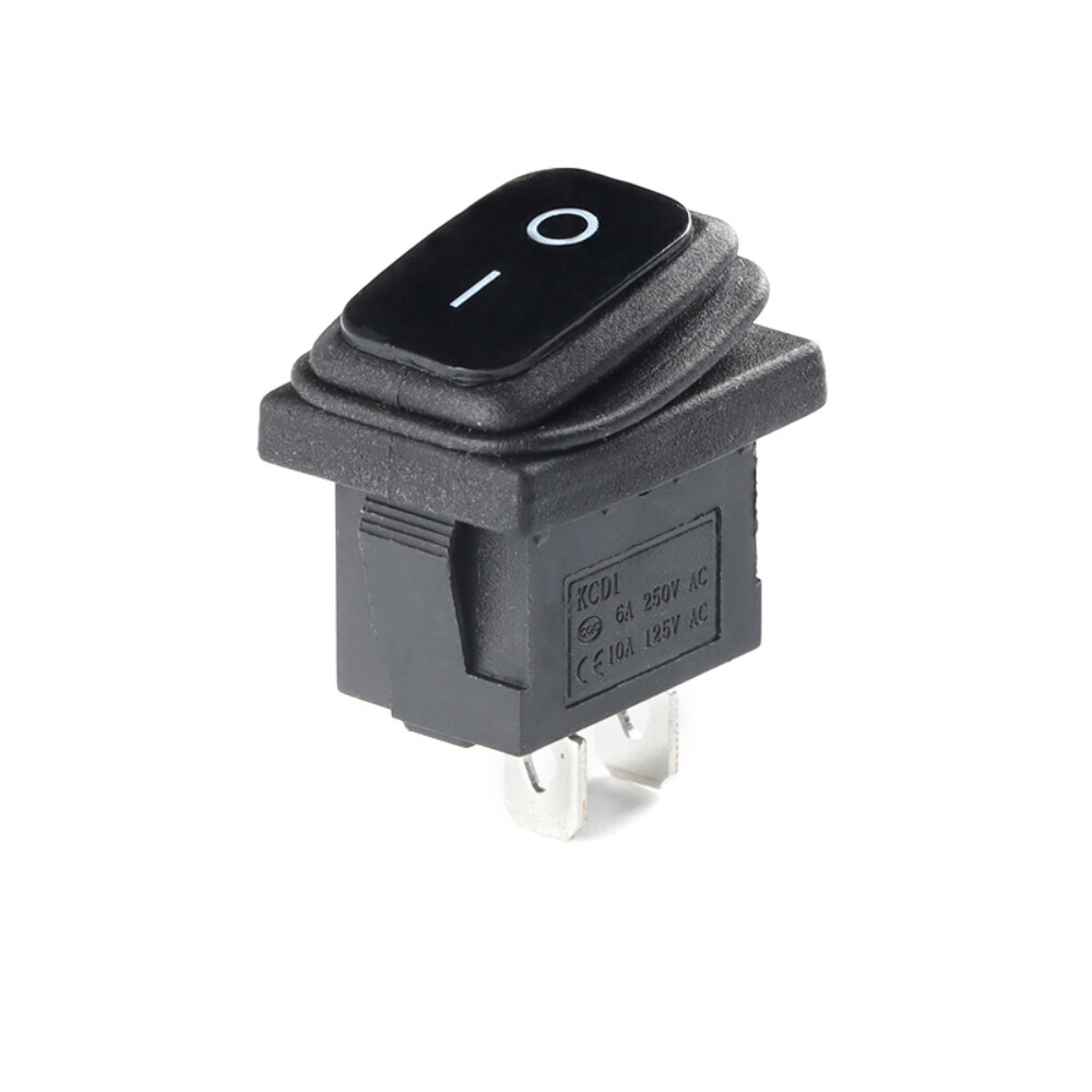KCD1 2 Position Rectangular Rocker Switch 250V 6A ON OFF Red Black Green 2/3 Pin