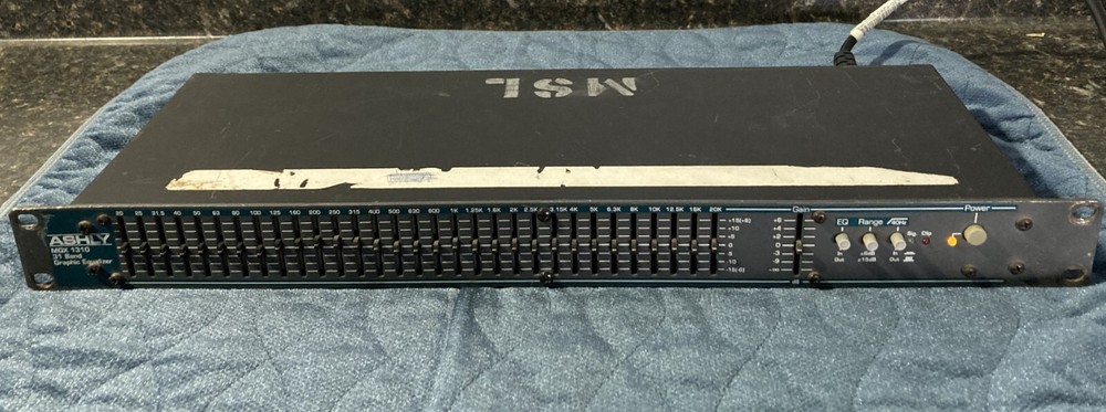 Ashly MQX 1310 31- Band mono Graphic Equalizer