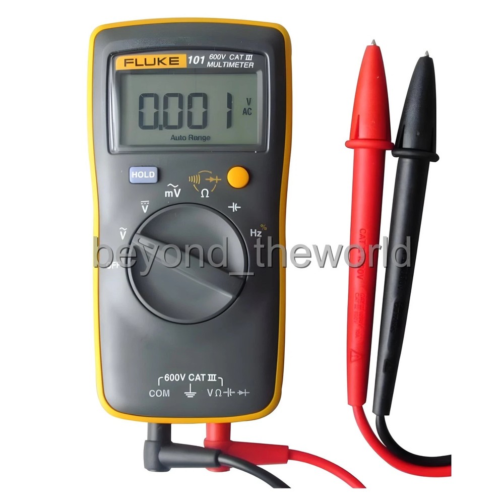 FLUKE 101 Basic Digital Multimeter Pocket Portable Meter AC DC Volt Tester