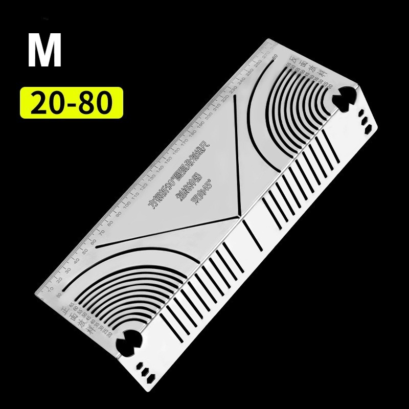 Precision Flex Angle & Arc Marking Tool Adjustable Arc Scriber Line Drawing Tool