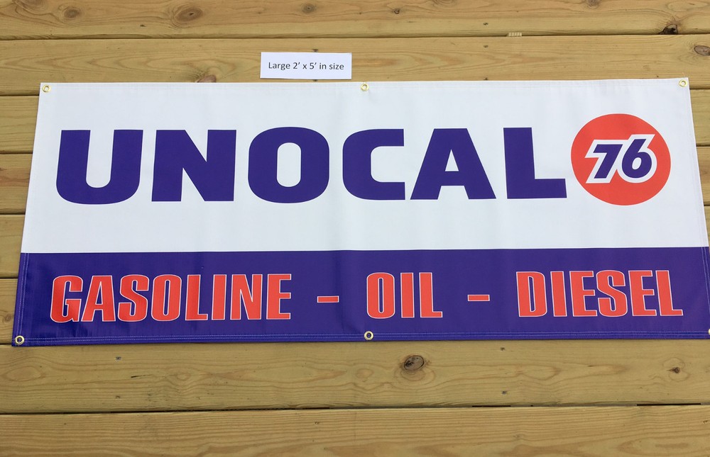 UNOCAL Garage Banner Sign (Large 2'x5')
