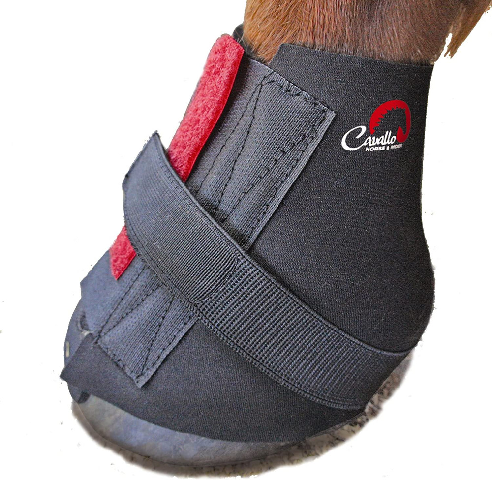 Pastern Wrap for Horse Hoof Boot, Medium, Black
