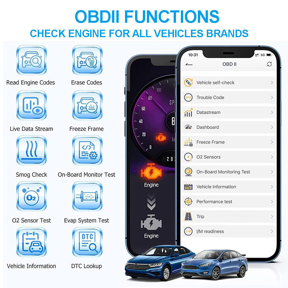 ANCEL BD300 OBD2 Scanner Bluetooth Fit for BMW All System Code Reader Diagnostic