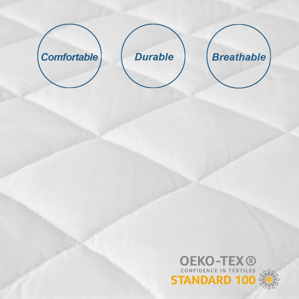 Waterproof Sofa Bed Mattress Protector Pad Full Absorbent Topper Cover Quilted