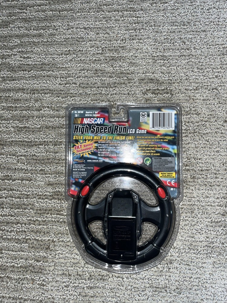 Nascar High Speed Run LCD Game Techno Source New Factory Sealed