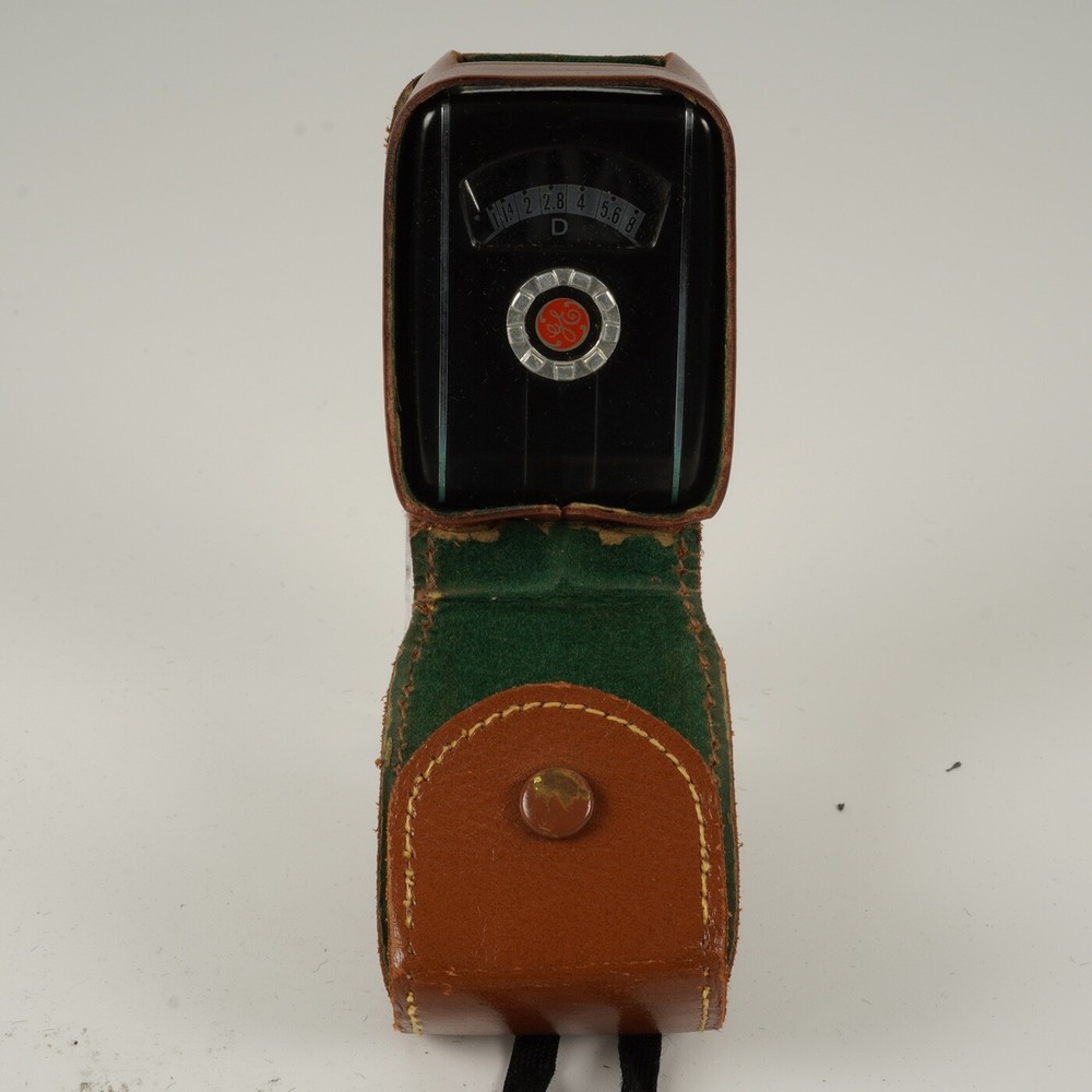 GE Mascot Exposure Meter with Leather Case