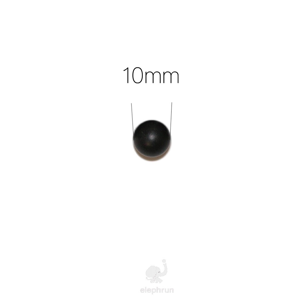 10mm Precision Polypropylene ( PP ) Solid Plastic Balls Custom Made In Black