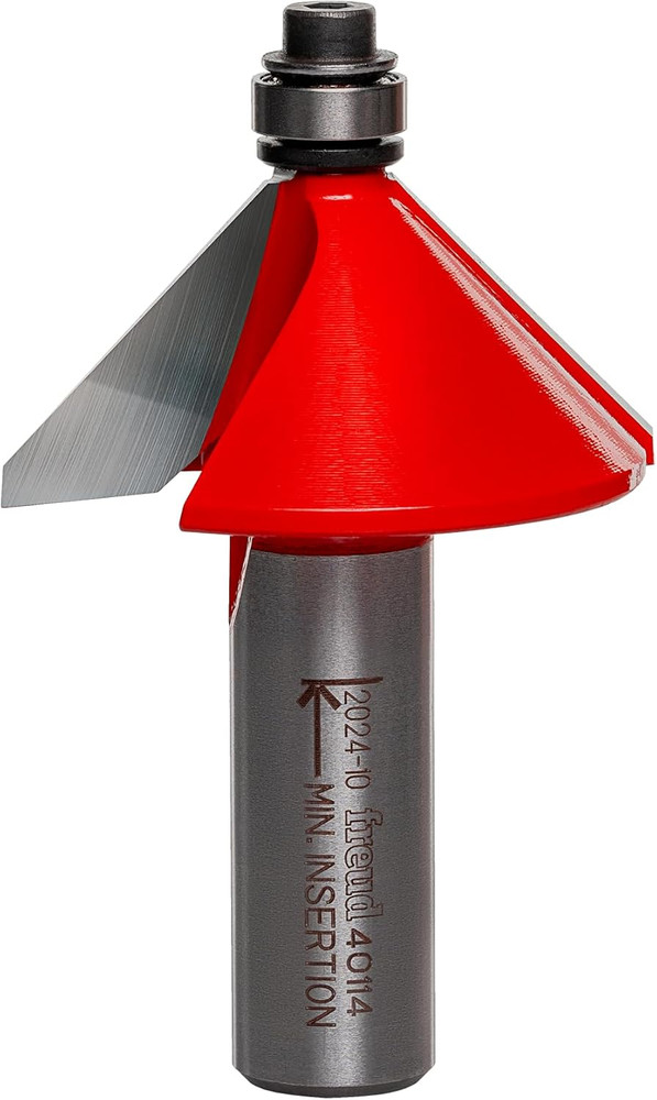 1-5/8" Chamfer Router Bit with Tico Hi-Density Carbide for Maximum Performance -
