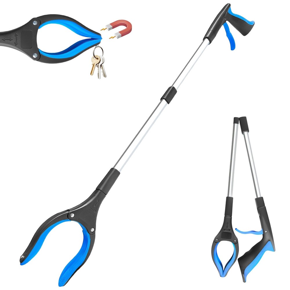 32" Grabber Reacher Tool, 1-Pack Foldable Reacher Grabber Pickup Tool