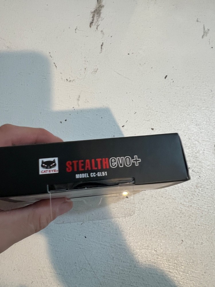 CatEye CC-GL51 B Stealth Evo+ Cycling Computer Speedometer Wireless Power Meter