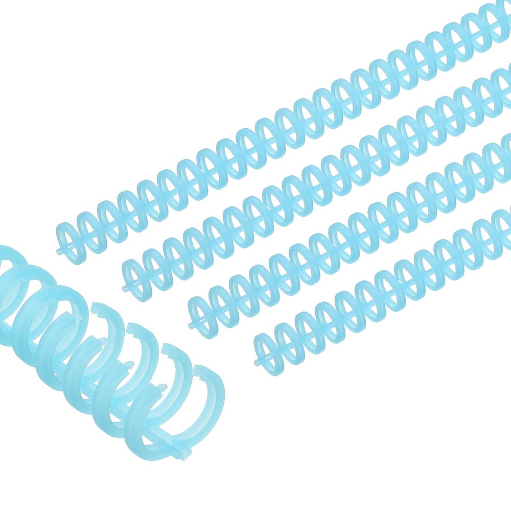 12mm(1/2") Spiral Binding Coils, 25 Pcs Spirals 85 Sheet, Sky Blue