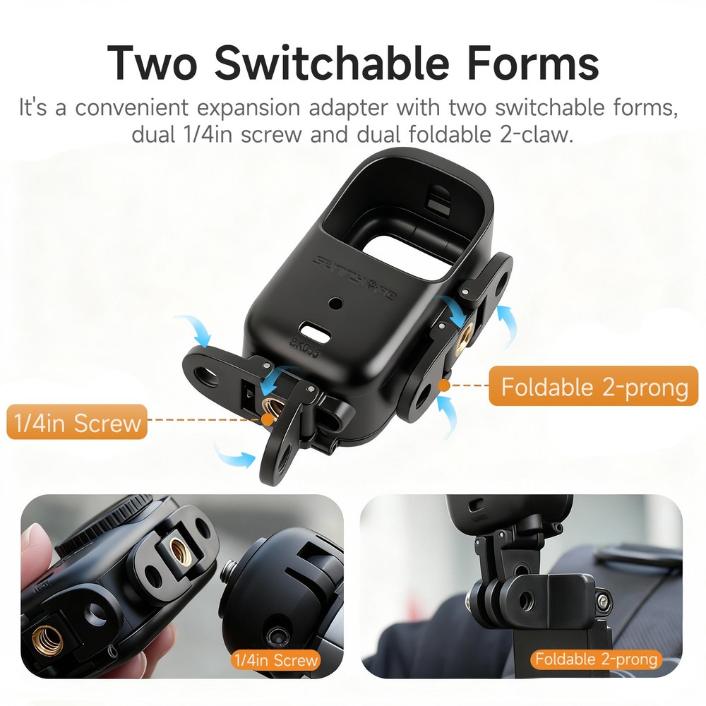 For DJI OSMO Nano Horizontal/Vertical Shooting Bracket and Expansion Frame