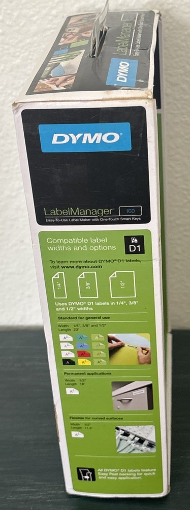 DYMO LABELMANAGER 160 Handheld Portable Label Maker - Black - NOB