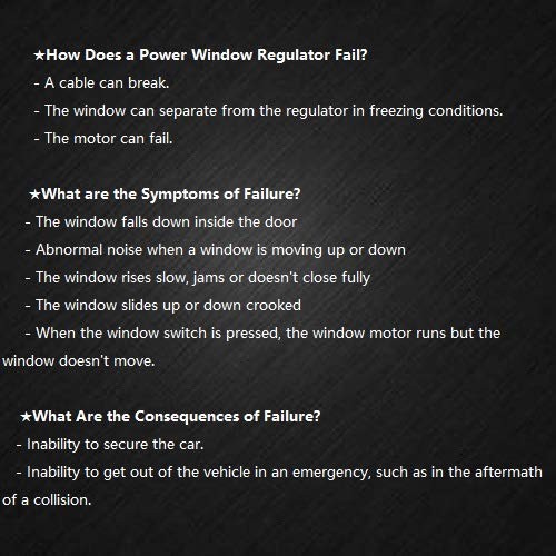 741-645 Front Passenger Side Power Window Regulator with Motor Assembly Right