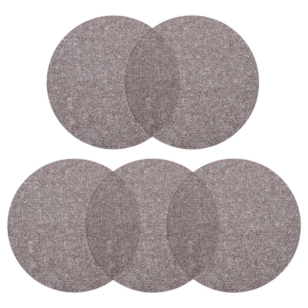 5 Pcs 8-7/8 Inch Grid Sanding Discs, 40 Grit Wall Sanding Discs