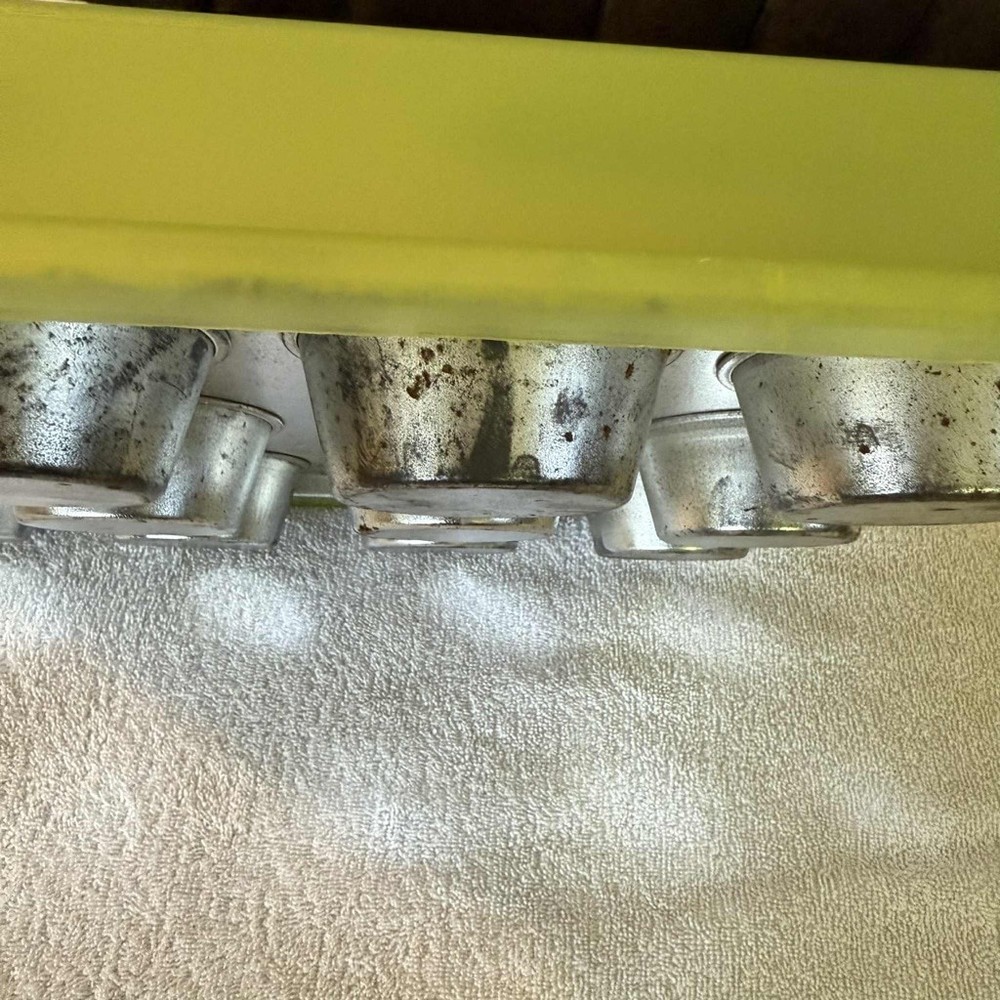Green Silver 12-Cup Muffin Pan with Carrier One Size Bakeware