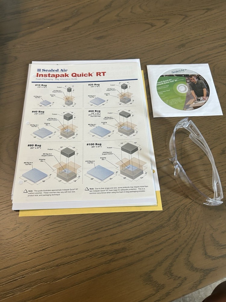Sealed Air Instapak (simple foam packaging system ) Start Kit