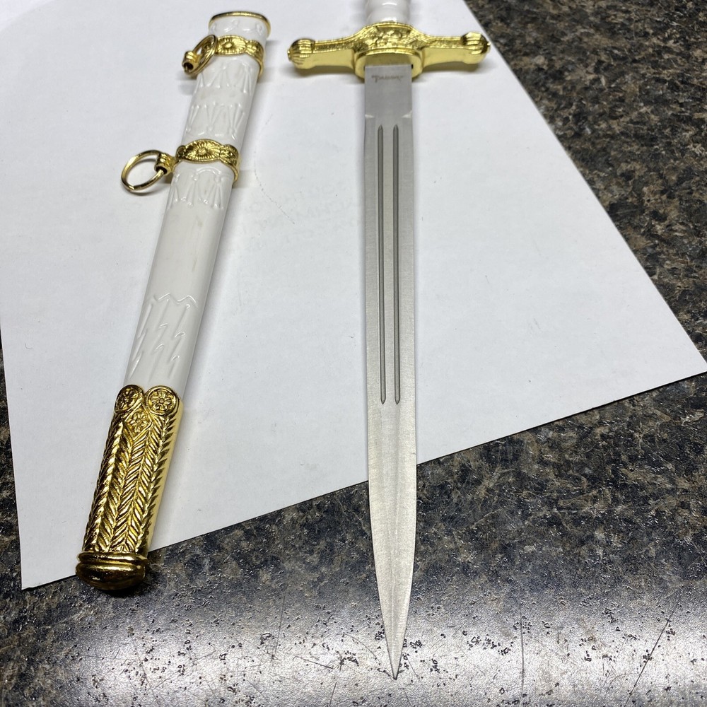 14” Tomahawk Collectible Dagger Eagle Design Handle Stainless w Sheath (DCA6)