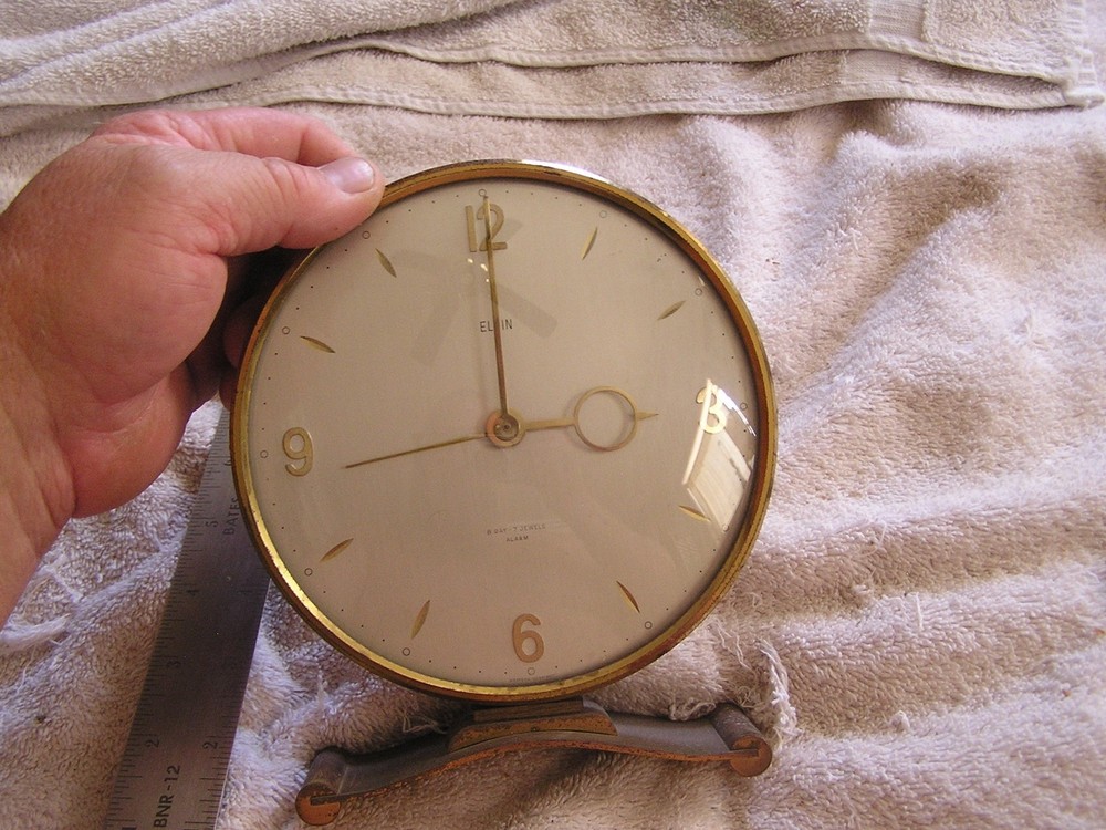 Vintage Elgin  Alarm Clock Modern