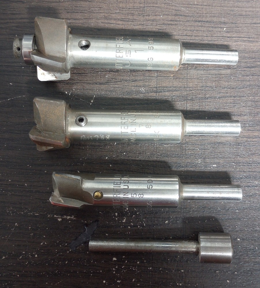 Butterfield Counterbore Set of 3 - Used