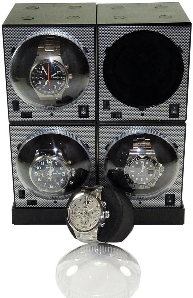 BOXY Brick QUAD Automatic Watch Winder System MODEL: 4E2 -Brilliant!