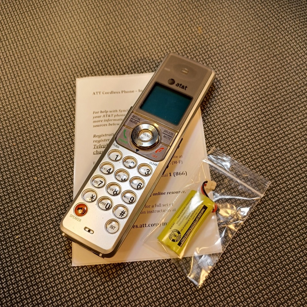 AT&T EXTRA HANDSET - SL80101 PHONE With - New Battery