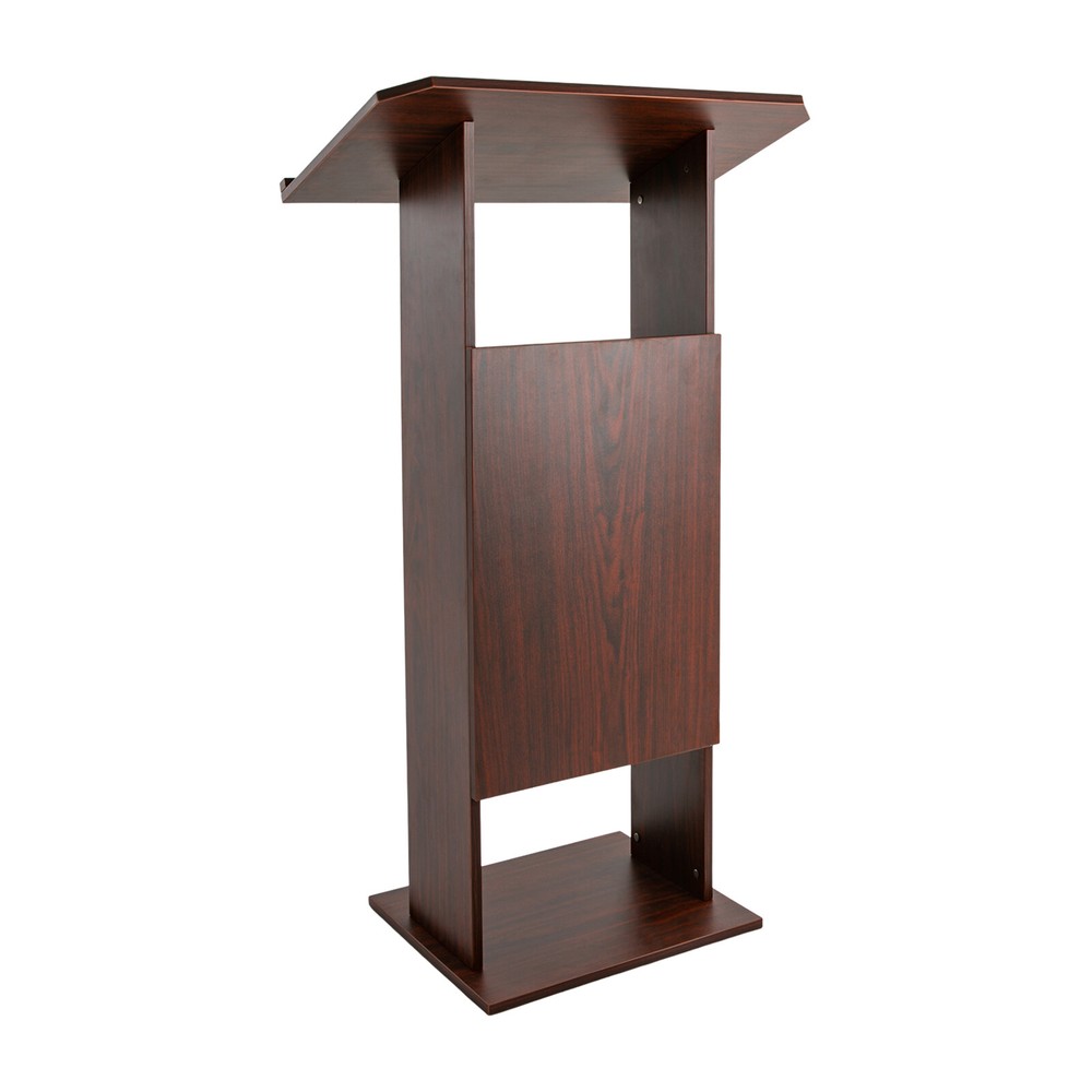 Brown Modern Presentation Standing For Classroom Conference Presentation Stand