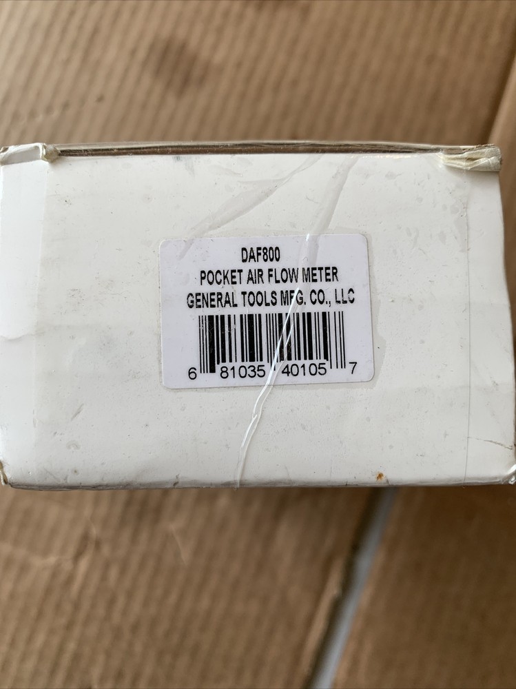 General Tools DAF800 Mini Digital Airflow Meter - Compact Design, Accurate Readi