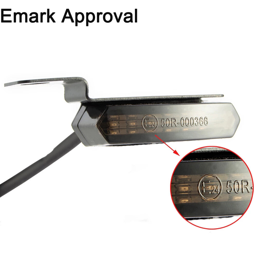 Motorcycle Sequential Turn Signals Flowing Handlebar Light For Suzuki DRZ400SM