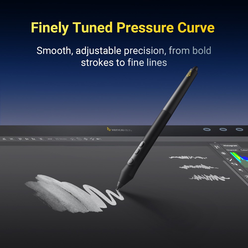 Xencelabs Pen Display 24+ - 4k display, 2 styluses, shortcut remote, Calman