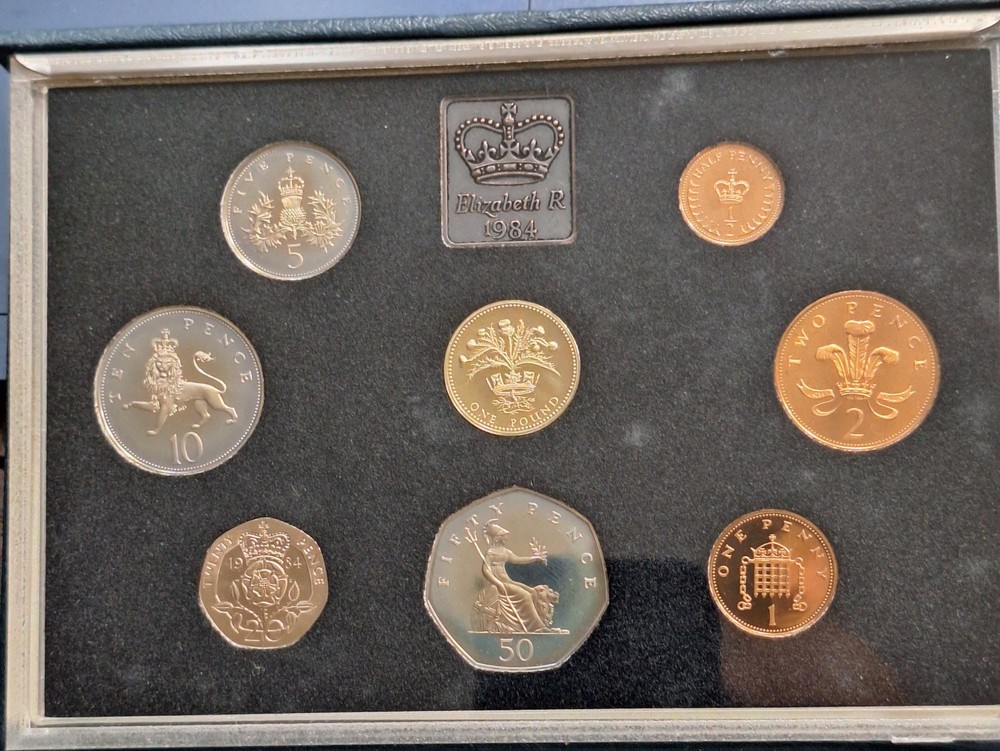 1984 U.K. Proof Coin Collection