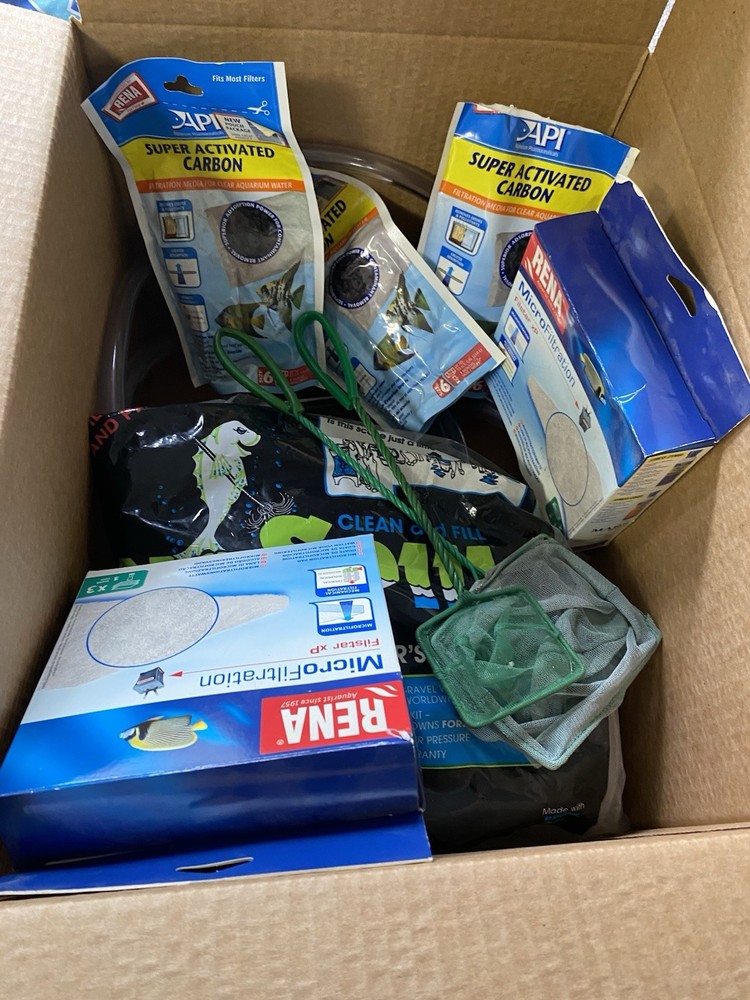 Huge Lot Aquarium Maintenance Python25’ No Spill Clean And Fill Filters Carbon