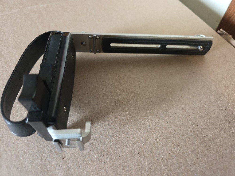 Soligor Left Hand Flash Holder Rail Grip Bracket ~Good Condition