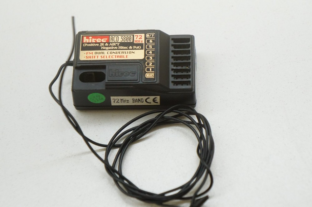 Hitec RCD-3800 Dual Conversion 8CH 72Mhz FM Shift Selectable Receiver