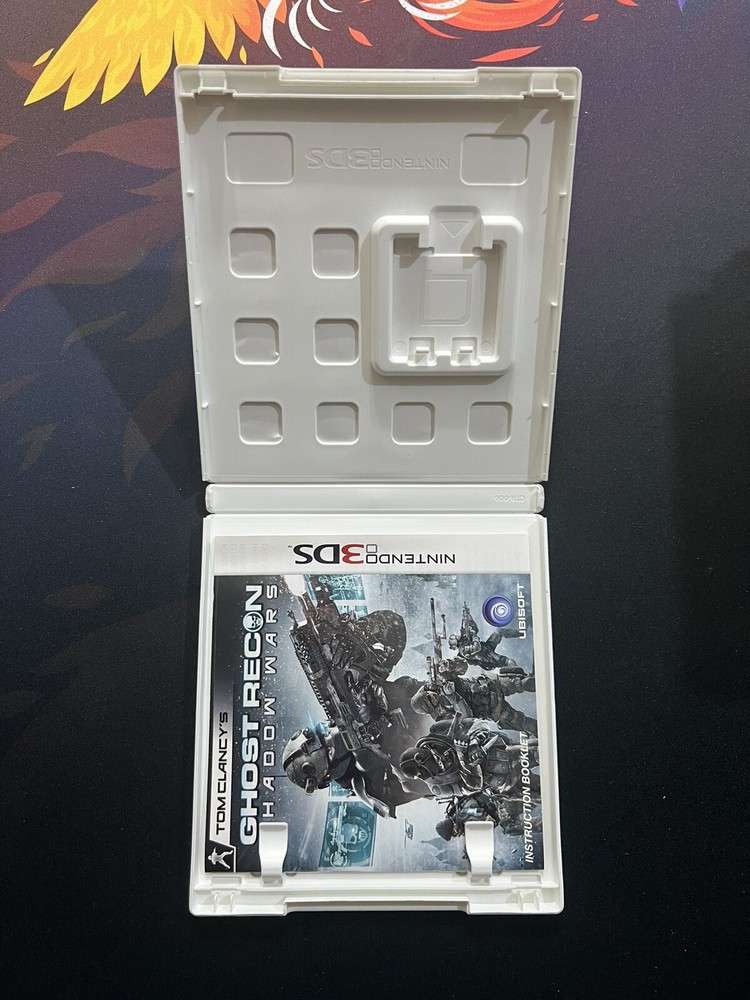 CASE + MANUAL ONLY Ghost Recon Shadow Wars Authentic Nintendo 3DS