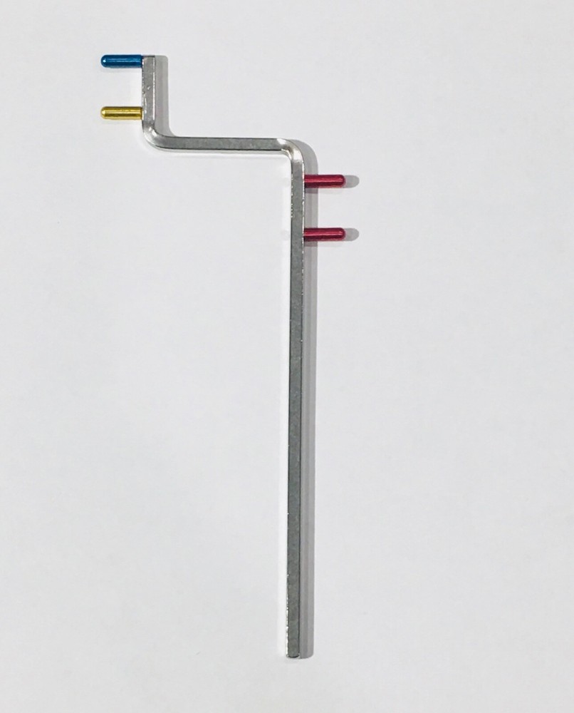 Universal Metal Aiming Arm Color Coded Rinn XCP Style X-Ray Aligning System