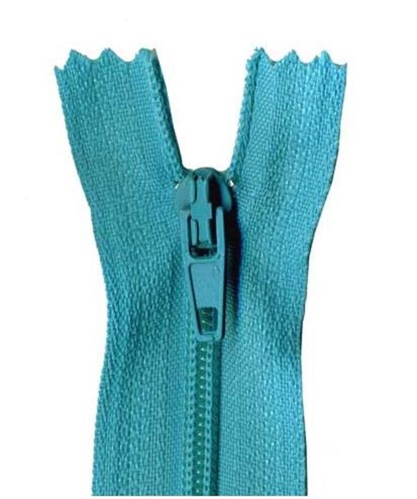 45cm Aqua Blue Dress Zip