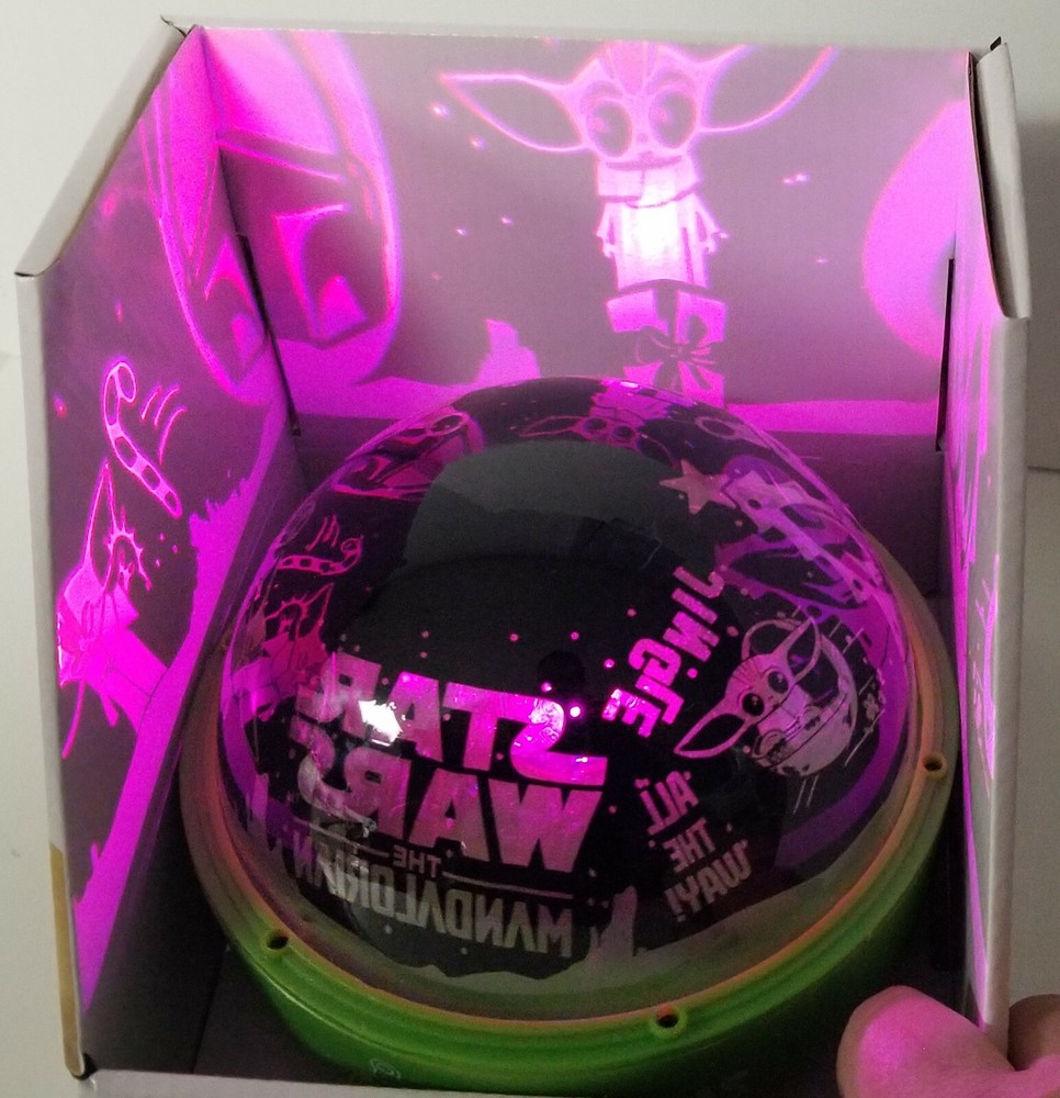 Star Wars Mandalorian Shadowlights, Rotating Projector, Christmas Scenes, Disney
